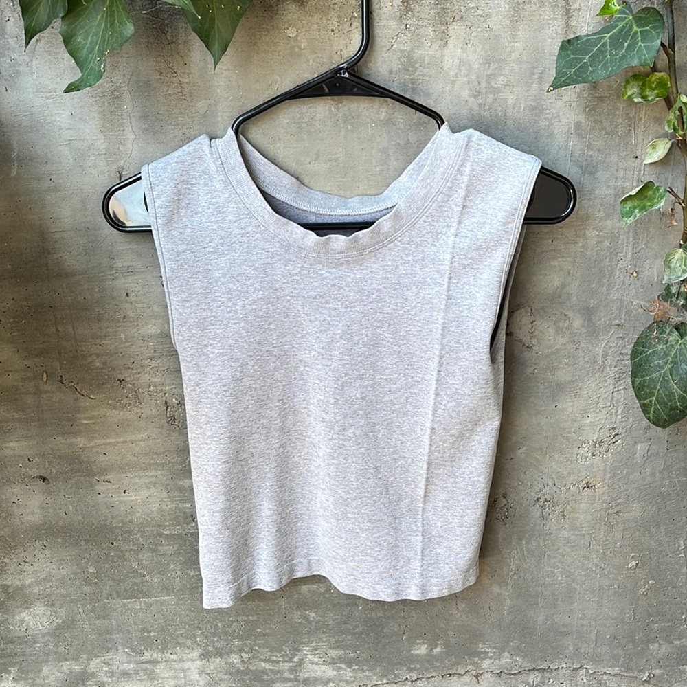 Free People Cropped Muscle Tank